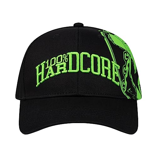 100% Hardcore Herren Unisex Strapback Cap Kappe United We Stand, Schwarz/Neon Green von 100% Hardcore