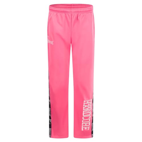 100% Hardcore Herren Unisex Trainingshose Trainingspant Classic Pink GR. S von 100% Hardcore