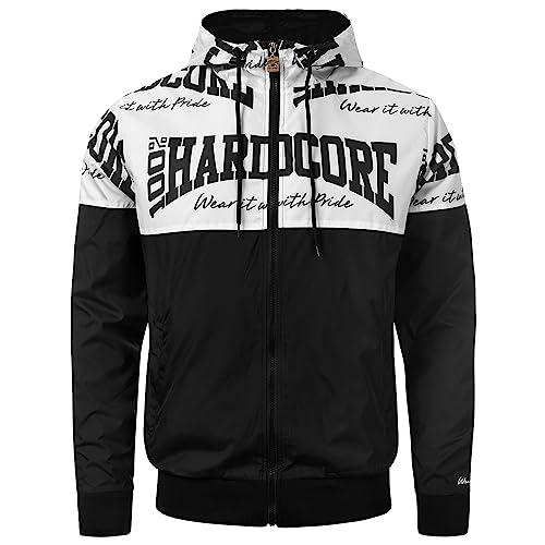 100% Hardcore Herren Windbreaker The Brand, Black, 3XL von 100% Hardcore