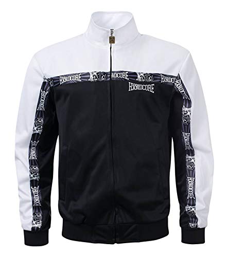 100% Hardcore Trainingsjacke Classic (XXL, Schwarz/Weiss) von 100% Hardcore