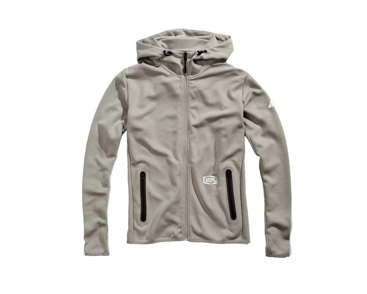 100% Kapuzenpullover Hoodies 100% Viceroy Full-Zip Hoodie Pullover - Grau S- (1-tlg) von 100%