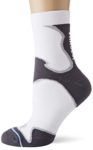 1000 Mile Unisex Fusion Socke, 2029 – L (43-45), weiß/grau, L von 1000 Mile