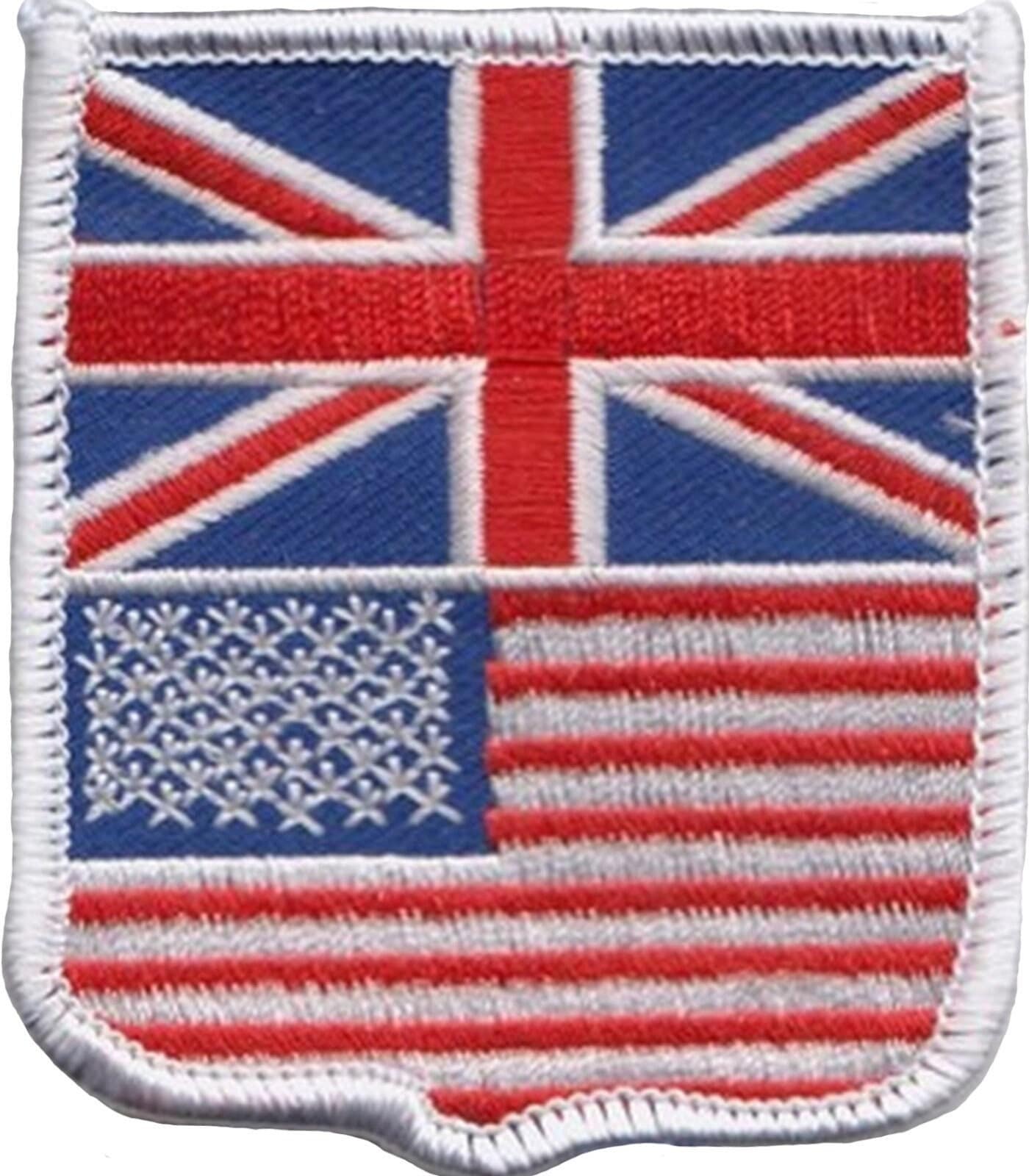 United Kingdom Uk & States Of America Usa Freundschaftsfahne Bestickter Aufnäher von 1000FlagsUK