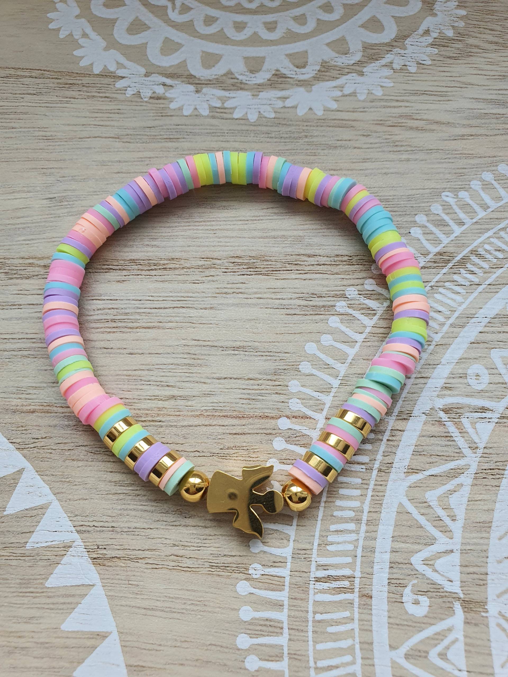 Armband Engel Mit Katsuki Perlen Pastell Schutzengel Und Gold Ibiza Style Perlenarmband Heishi Armband Engel Mit Katsuki Perlen Pastell Schutzengel Und Gold Ibiza Style Perlenarmband Heishi von 1000Gluecksmomente