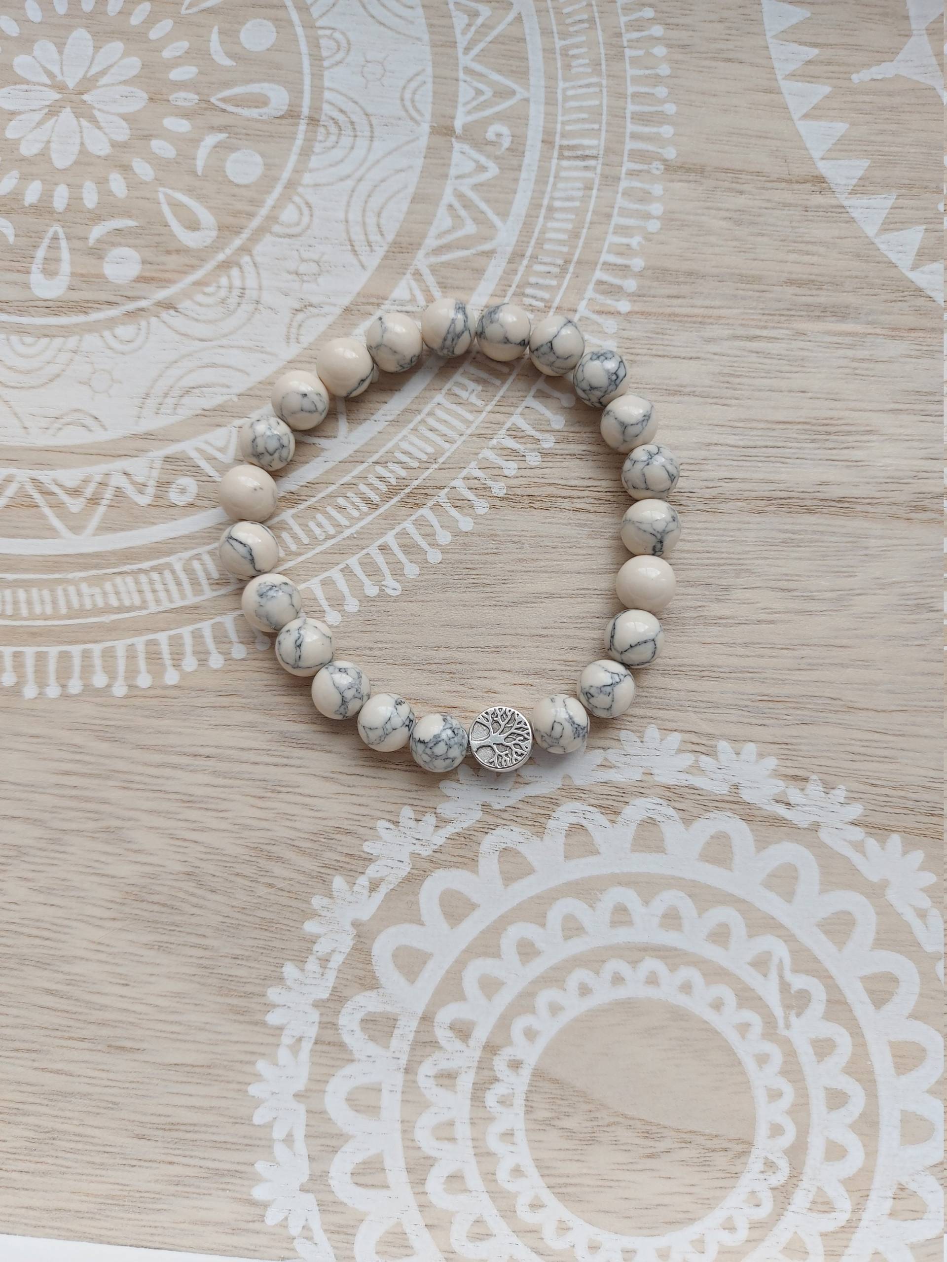 Baum Des Lebens Armband Silber Natursteinperlen Perlen Perlenarmband Bracelet Yoga Heilstein Baum Des Lebens Armband Silber Natursteinperlen Perlen Perlenarmband Bracelet Yoga Heilstein von 1000Gluecksmomente