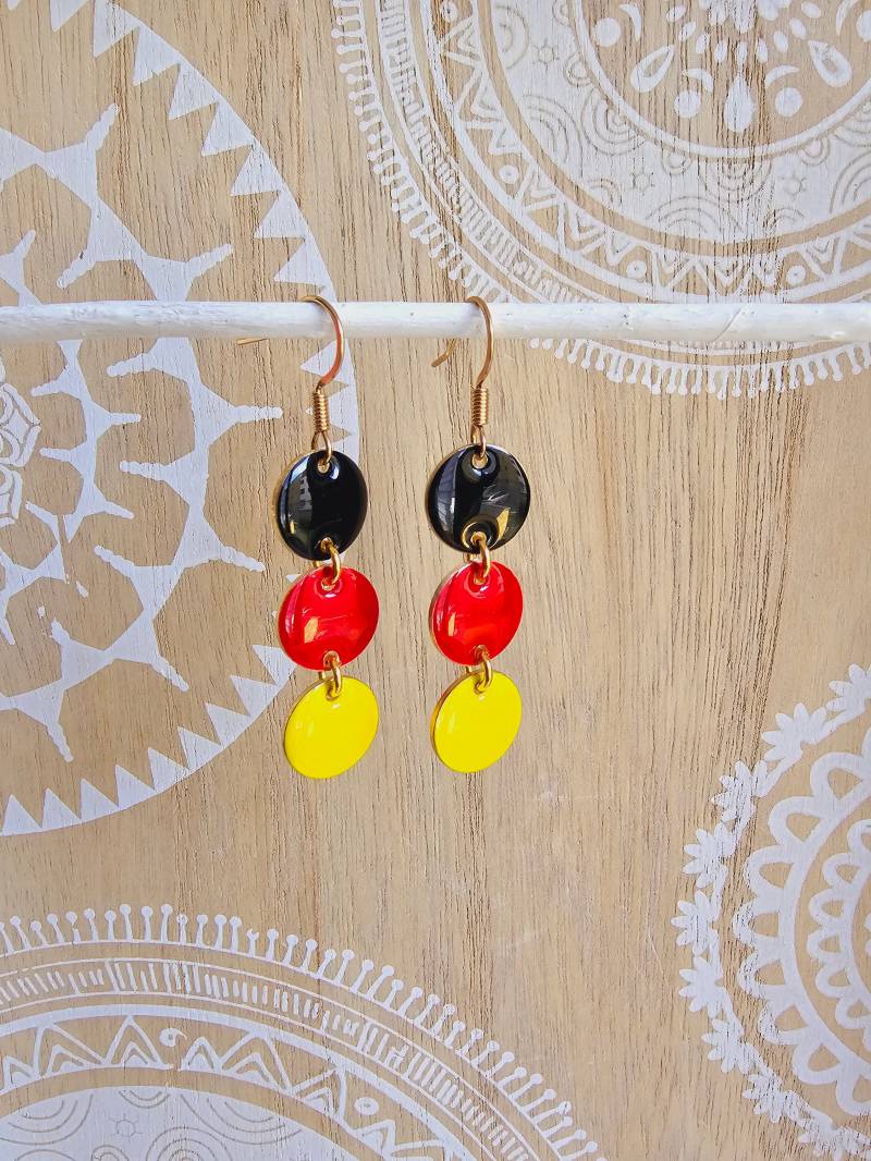 Deutschlandohrringe Ohrringe Mit Emaille in Schwarz, Rot, Gold, Deutschland Wm Em 2024 Fanartikel Deutschlandflagge Must Have Deutschlandohrringe Ohrringe Mit Emaille in Schwarz, Rot, Gold, Deutschland Wm Em 2024 Fanartikel Deutschlandflagge Must Have von 1000Gluecksmomente