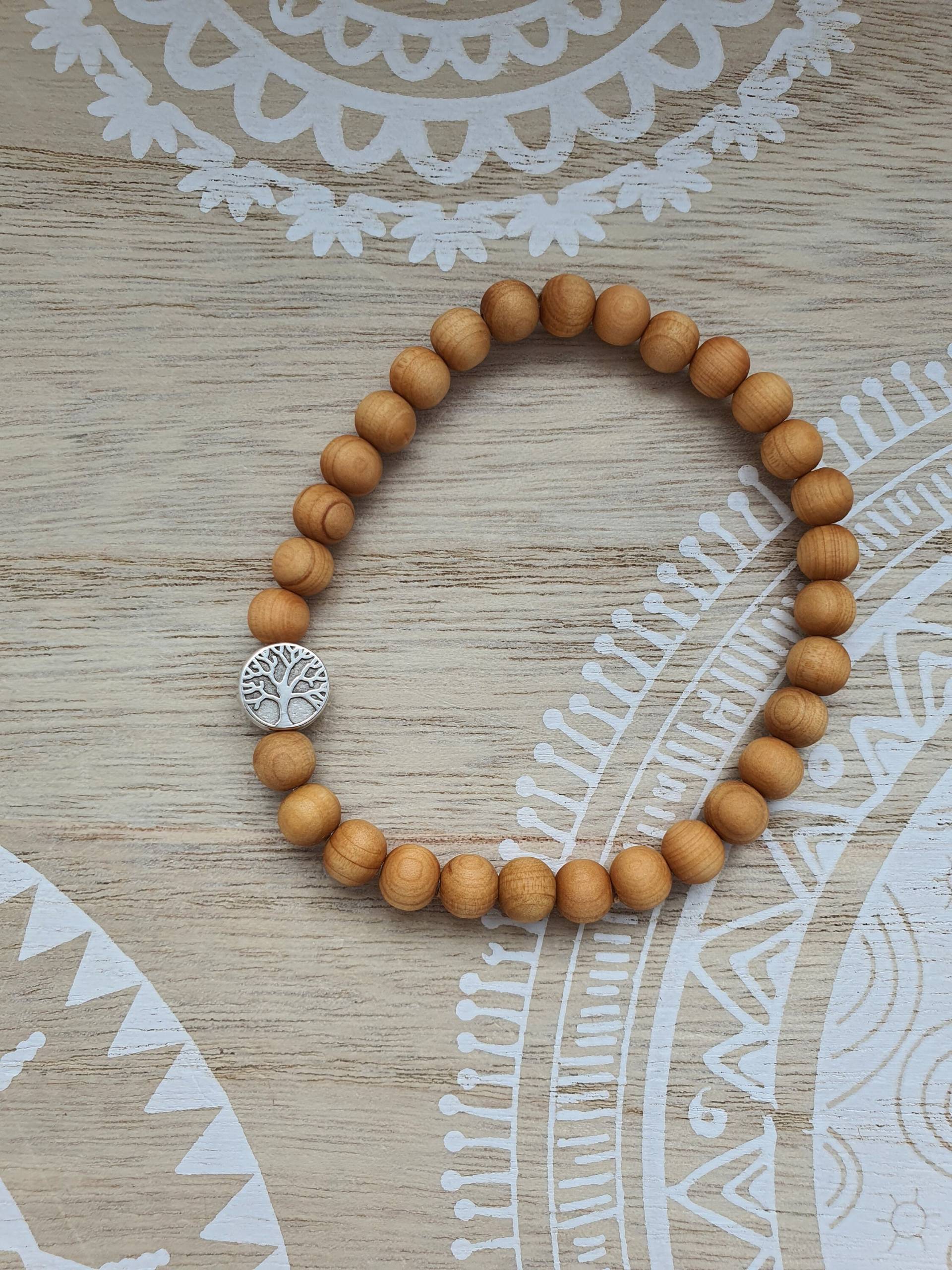 Diffuser Mala Armband Sandelholzperlen Sandelholz Sandalwood Buddhist Yoga Meditation Perlenarmband 6mm Mit Lebensbaum Diffuser Mala Armband Sandelholzperlen Sandelholz Sandalwood Buddhist Yoga Meditation Perlenarmband 6mm Mit Lebensbaum von 1000Gluecksmomente
