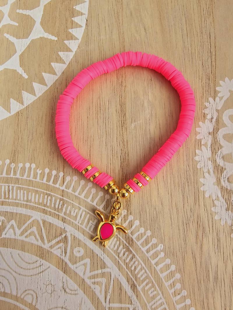 Schildkröte Katsuki Armand Ibiza Style Pink Armband Schildkröte Katsuki Armand Ibiza Style Pink Armband von 1000Gluecksmomente