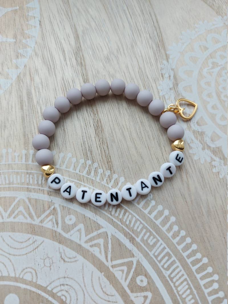 Patentante Armband Mit Acrylperlen Gold Taufe Geburt Taufpatin Taufpate Namensarmband Patin Pate Patentante Armband Mit Acrylperlen Gold Taufe Geburt Taufpatin Taufpate Namensarmband Patin Pate von 1000Gluecksmomente