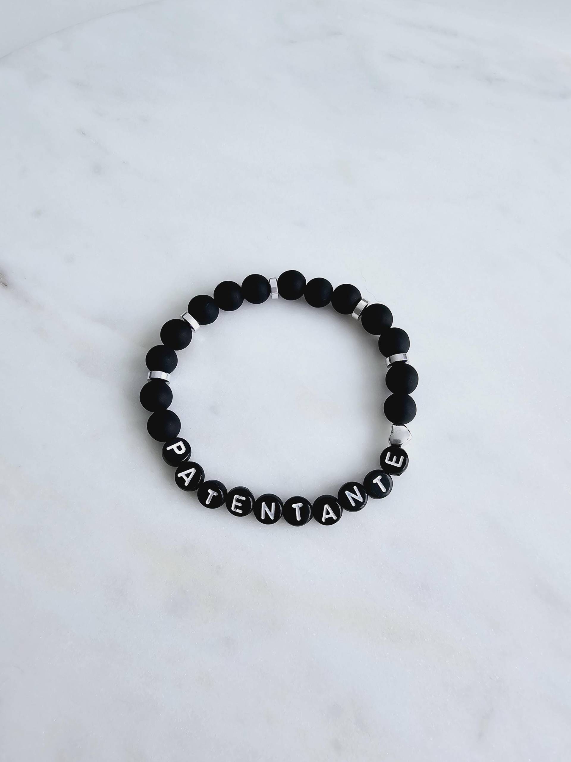 Patentante Armband Mit Polarisperlen Schwarz Silber Taufe Geburt Taufpatin Taufpate Namensarmband Patin Pate Patentante Armband Mit Polarisperlen Schwarz Silber Taufe Geburt Taufpatin Taufpate Namensarmband Patin Pate von 1000Gluecksmomente