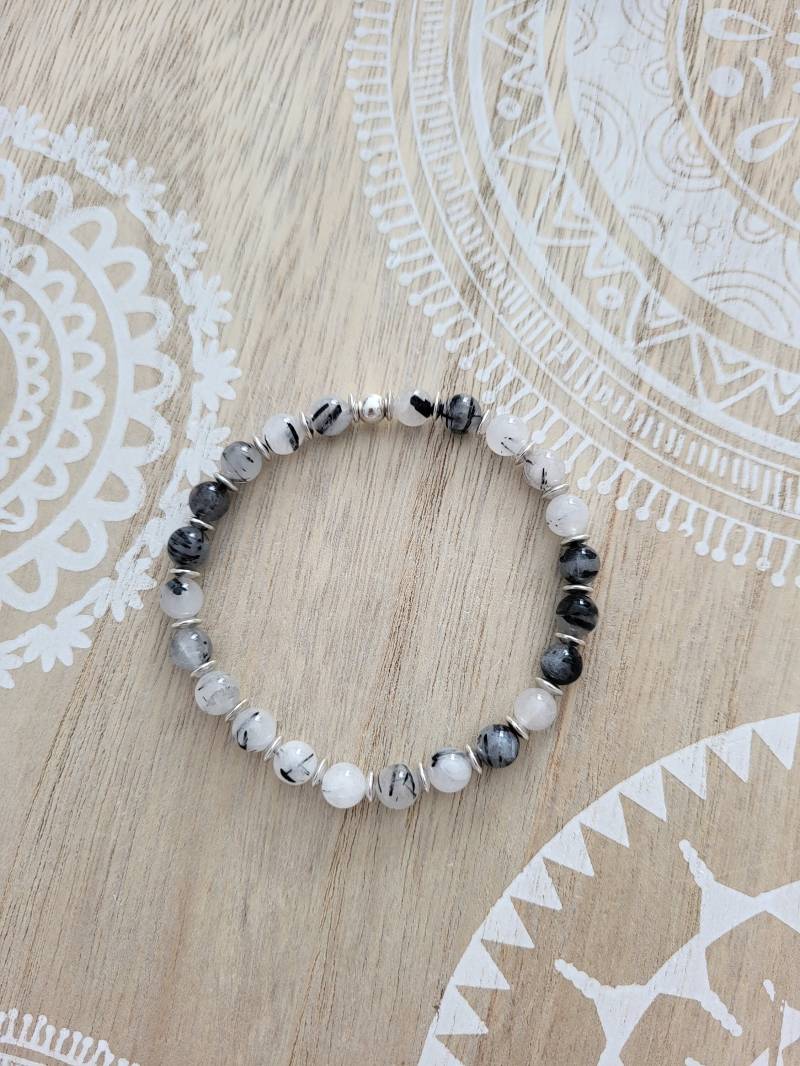 Turmalin Quarz Armband - Silber Turmalinquarz Turmalin Quarz Armband - Silber Turmalinquarz von 1000Gluecksmomente