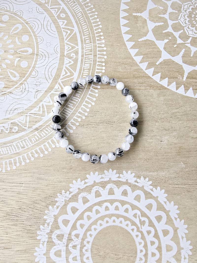 Turmalin Quarz Armband - Turmalinquarz Turmalin Quarz Armband - Turmalinquarz von 1000Gluecksmomente