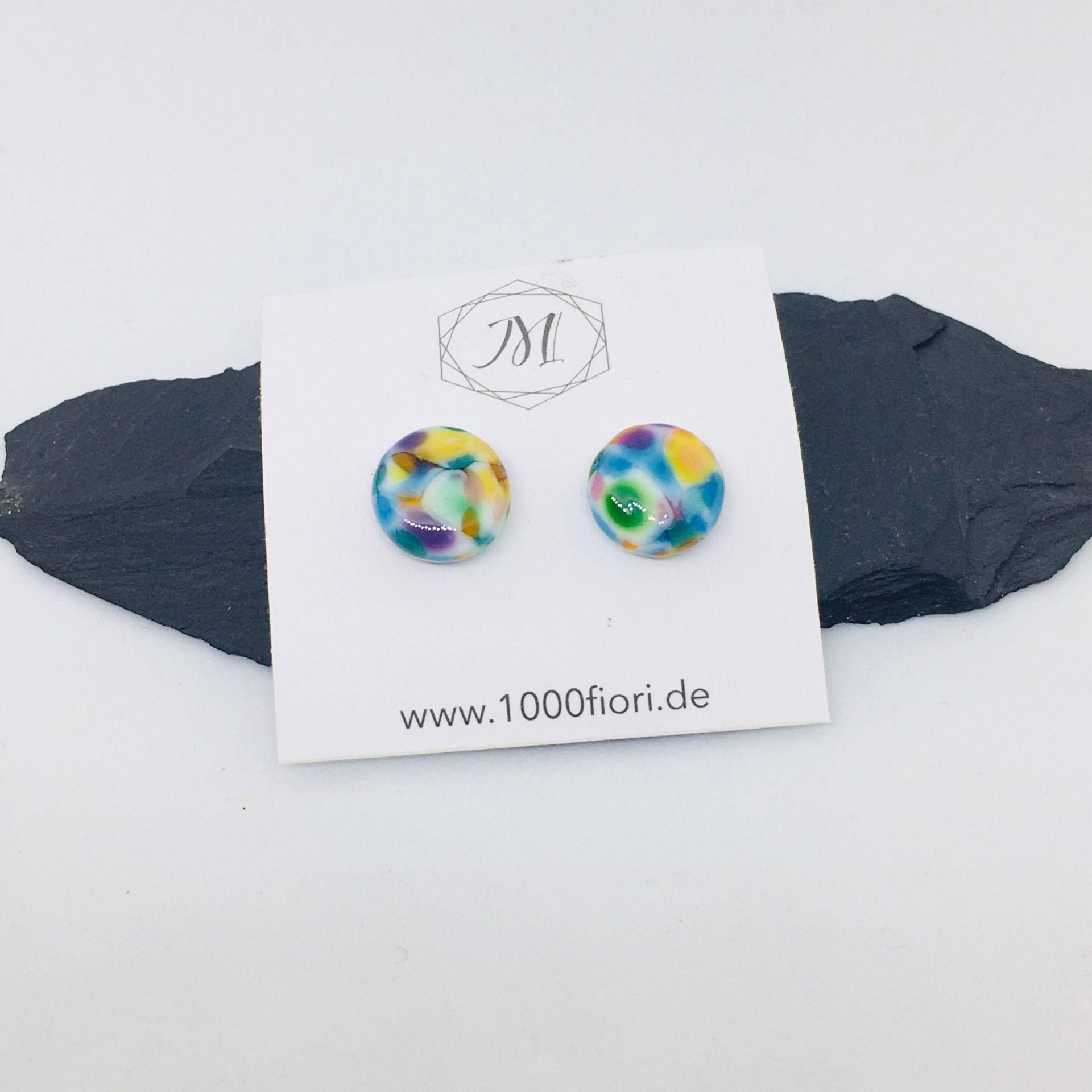 Ohrstecker Marakesch, Edelstahl Flach von 1000fiori