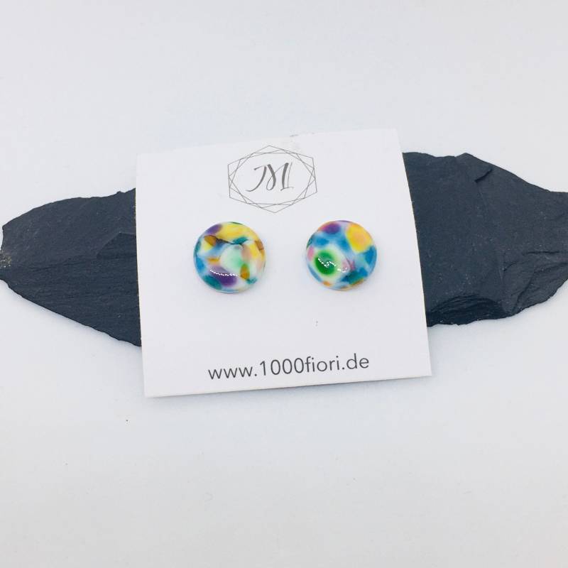 Ohrstecker Marakesch, Edelstahl Flach von 1000fiori