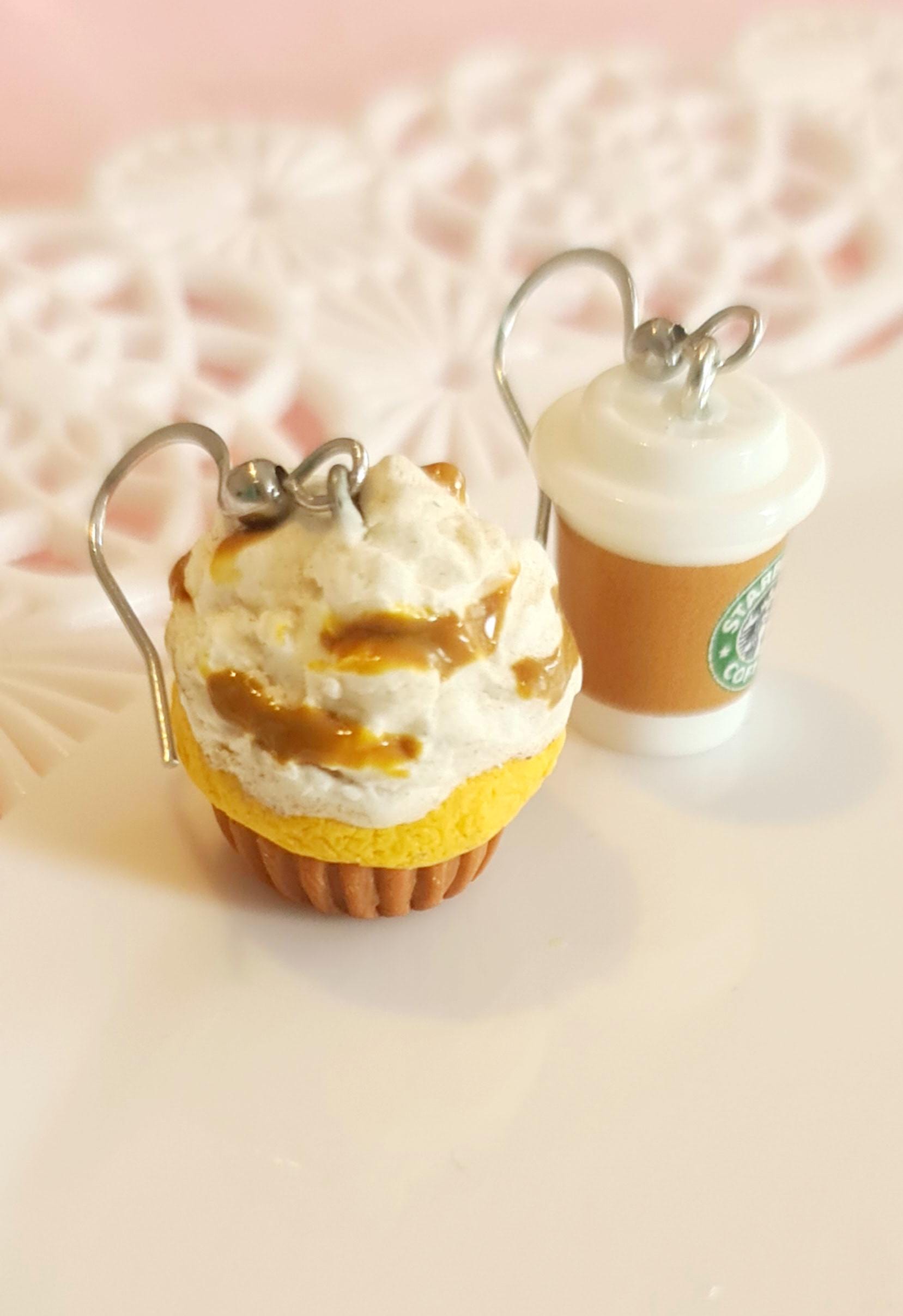 Karamell Cupcake Ohrringe von 1000ideeregalo