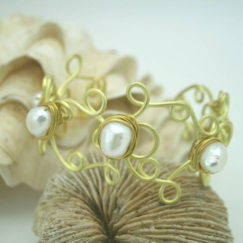 Goldener Traum Armreif von 1000roads