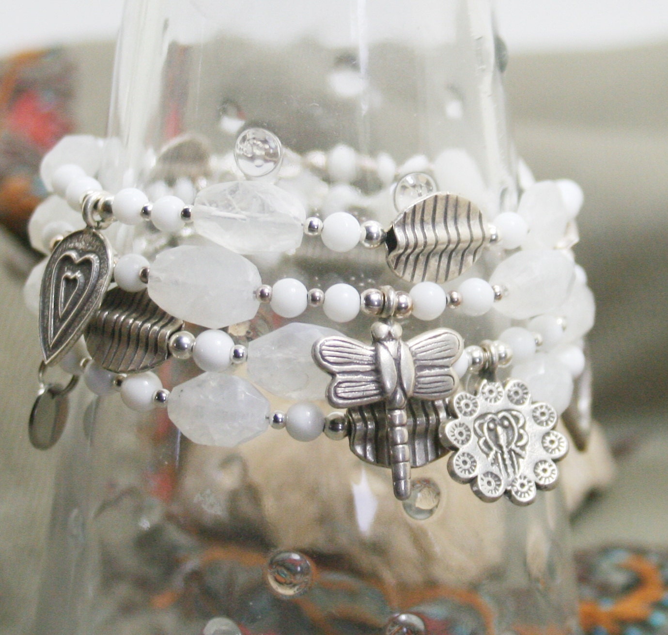 Mondstein Armband Mit Charm Mondstein Armband Mit Charm von 1000roads