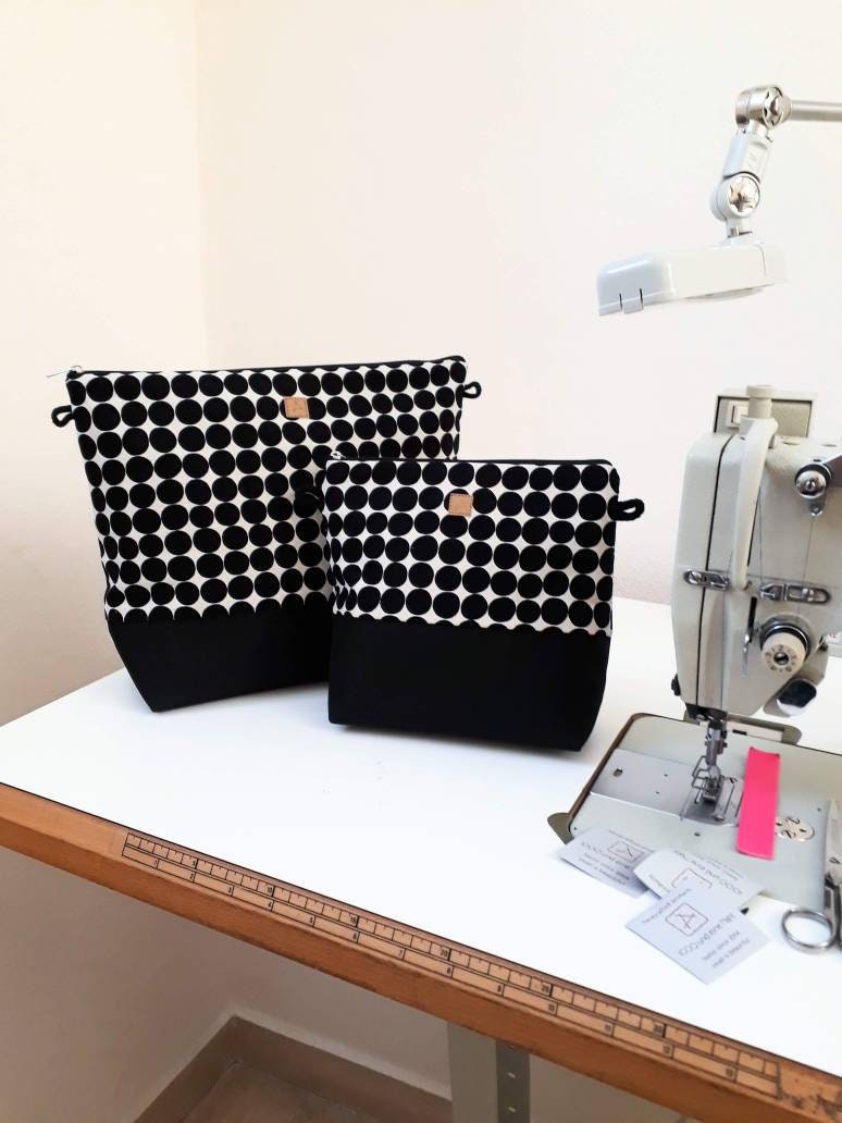 Kulturtasche Projekttasche Größe L von 1000undeinenaht