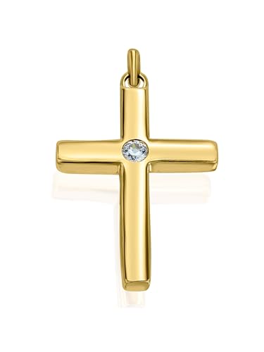 1001 JEWELS 0,05 ct Diamant Brillant Anhänger aus 585 Weißgold von 1001 JEWELS