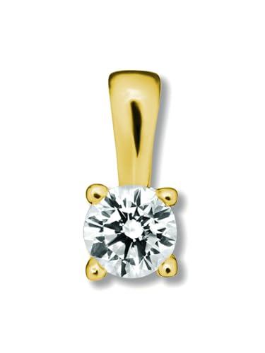1001 JEWELS 0.2 ct Diamant Brillant Anhänger aus 585 Gelbgold von 1001 JEWELS