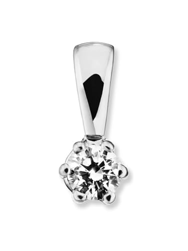 1001 JEWELS 0.2 ct Diamant Brillant Anhänger aus 585 Weißgold von 1001 JEWELS