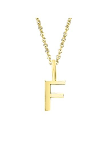 1001 JEWELS Buchstabe F Buchstaben Anhänger aus 333 Gelbgold von 1001 JEWELS