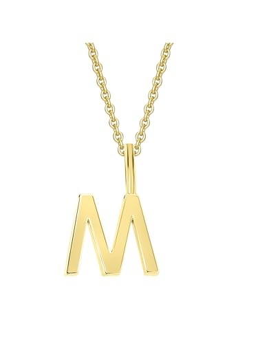 1001 JEWELS Buchstabe M Buchstaben Anhänger aus 333 Gelbgold von 1001 JEWELS