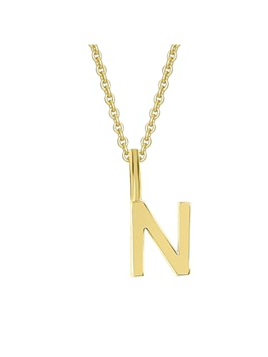 1001 JEWELS Buchstabe N Buchstaben Anhänger aus 333 Gelbgold von 1001 JEWELS