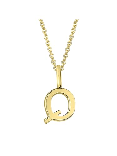 1001 JEWELS Buchstabe Q Buchstaben Anhänger aus 333 Gelbgold von 1001 JEWELS