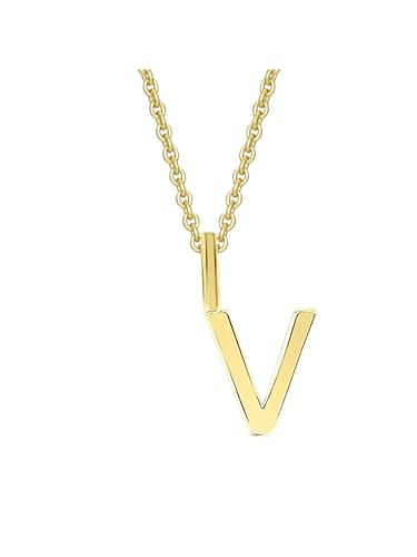 1001 JEWELS Buchstabe V Buchstaben Anhänger aus 333 Gelbgold von 1001 JEWELS