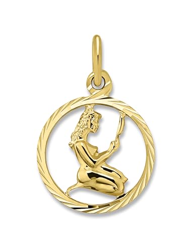 1001 JEWELS Jungfrau Sternzeichen Anhänger aus 333 Gelbgold von 1001 JEWELS