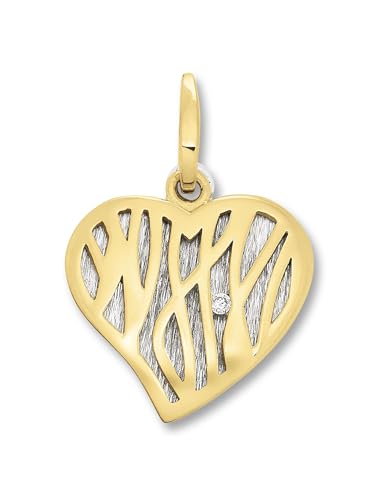 1001 JEWELS Zirkonia Herz Herz Anhänger aus 925 Silber von 1001 JEWELS