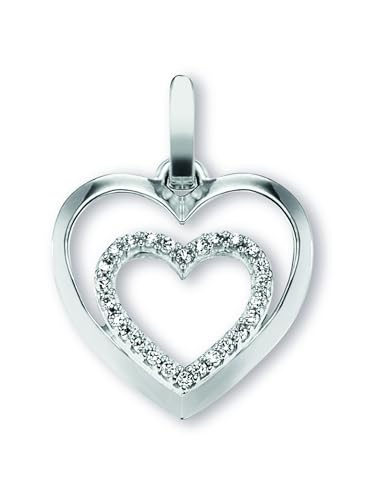 1001 JEWELS Zirkonia Herz Herz Anhänger aus 925 Silber von 1001 JEWELS