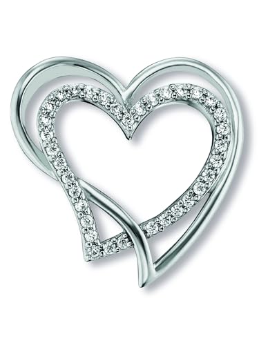 1001 JEWELS Zirkonia Herz Herz Anhänger aus 925 Silber von 1001 JEWELS