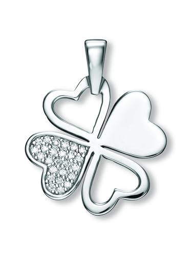 1001 JEWELS Zirkonia Kleeblatt Anhänger aus 925 Silber von 1001 JEWELS
