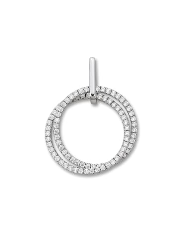 1001 JEWELS Zirkonia Kreis Anhänger aus 925 Silber von 1001 JEWELS