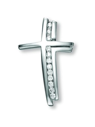 1001 JEWELS Zirkonia Kreuz Anhänger aus 925 Silber von 1001 JEWELS