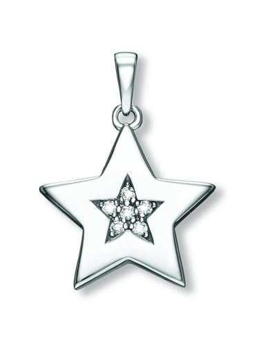 1001 JEWELS Zirkonia Stern Anhänger aus 925 Silber von 1001 JEWELS