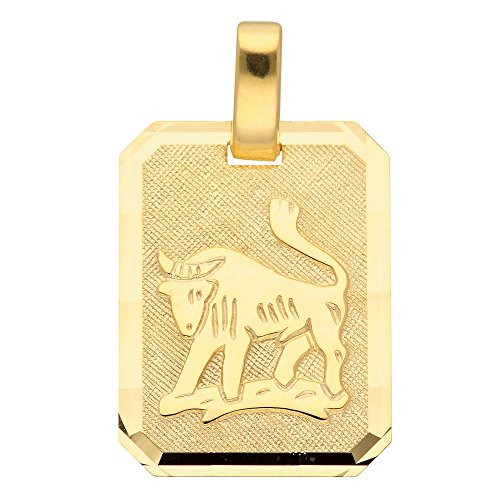 Gold Sternzeichen Anhänger Stier 8 k 333 Gelbgold von 1001 JEWELS