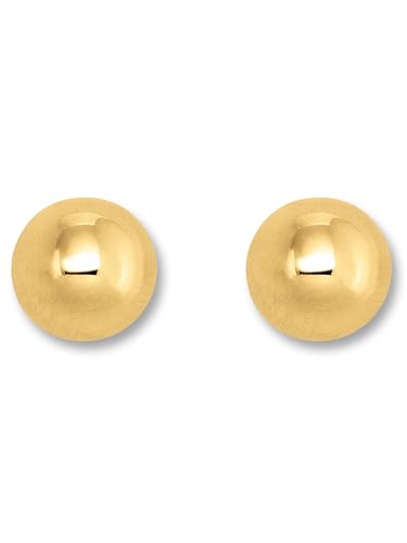 Halb Kugel verbödet Ohrringe Ohrstecker aus 333 Gelbgold von 1001 JEWELS
