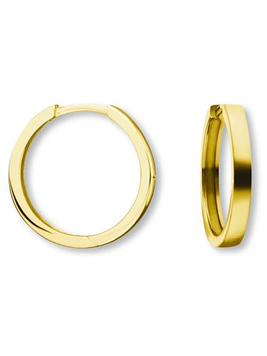 Ohrringe Creolen aus 585 Gelbgold Ø 16,0 x 2,0 mm Ohrringe Creolen aus 585 Gelbgold Ø 16,0 x 2,0 mm von 1001 JEWELS