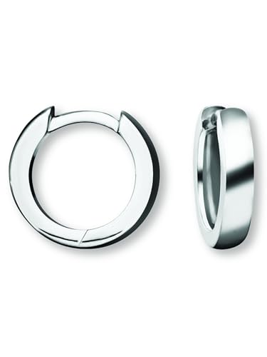 Ohrringe Creolen aus 925 Silber Ø 12,6 x 2,6 mm von 1001 JEWELS