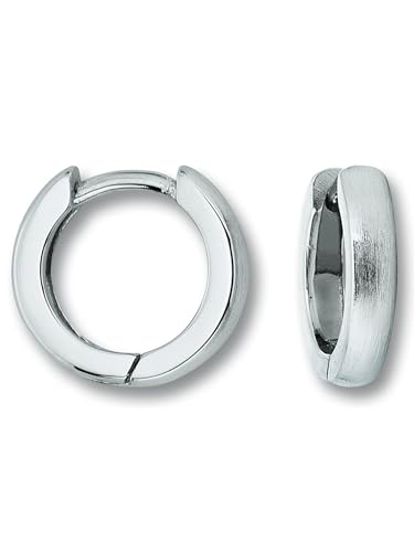 Ohrringe Creolen aus 925 Silber Ø 12,6 x 2,6 mm von 1001 JEWELS