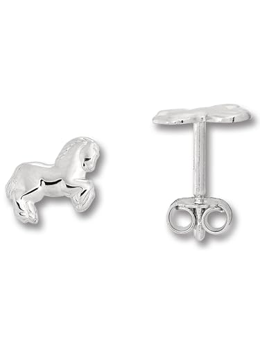 Pferd Ohrringe Ohrstecker aus 925 Silber von 1001 JEWELS