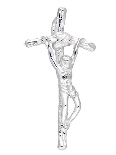 Silber Kreuz Anhänger Korpus 925 Sterling Silber von 1001 JEWELS