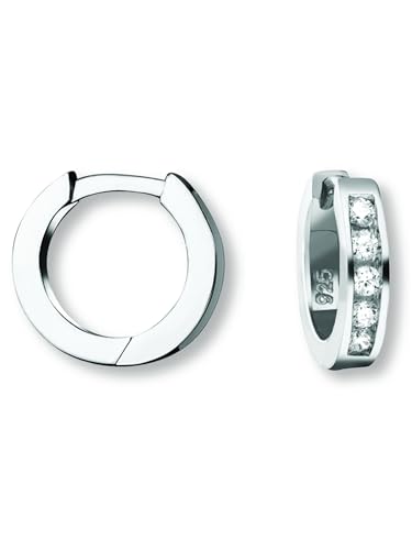 Zirkonia Ohrringe Creolen aus 925 Silber Zirkonia Ohrringe Creolen aus 925 Silber von 1001 JEWELS