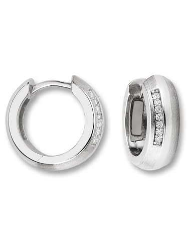 Zirkonia Ohrringe Creolen aus 925 Silber Zirkonia Ohrringe Creolen aus 925 Silber von 1001 JEWELS