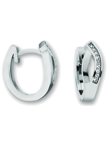 Zirkonia Ohrringe Creolen aus 925 Silber Zirkonia Ohrringe Creolen aus 925 Silber von 1001 JEWELS