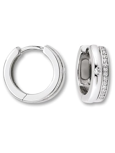 Zirkonia Ohrringe Creolen aus 925 Silber Zirkonia Ohrringe Creolen aus 925 Silber von 1001 JEWELS