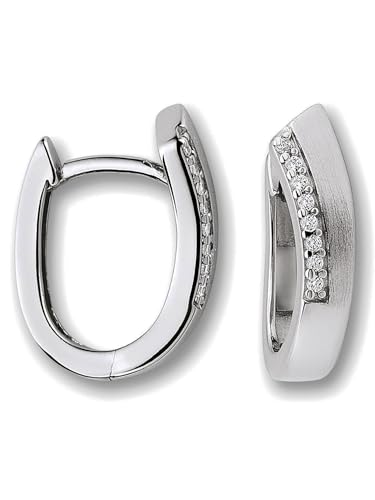 Zirkonia Ohrringe Creolen aus 925 Silber Zirkonia Ohrringe Creolen aus 925 Silber von 1001 JEWELS
